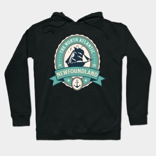 Newfoundland of The North Atlantic Badge Hoodie